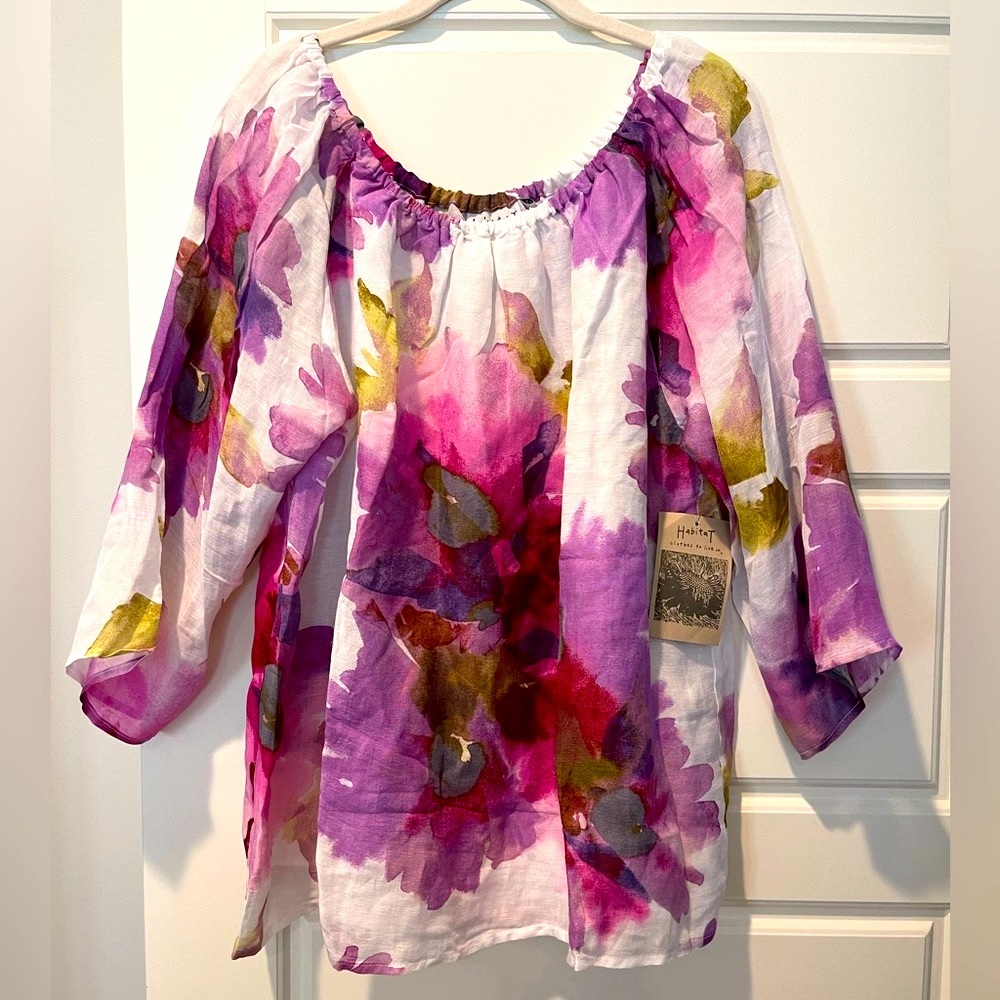 NWT Habitat XL Floral Tunic
